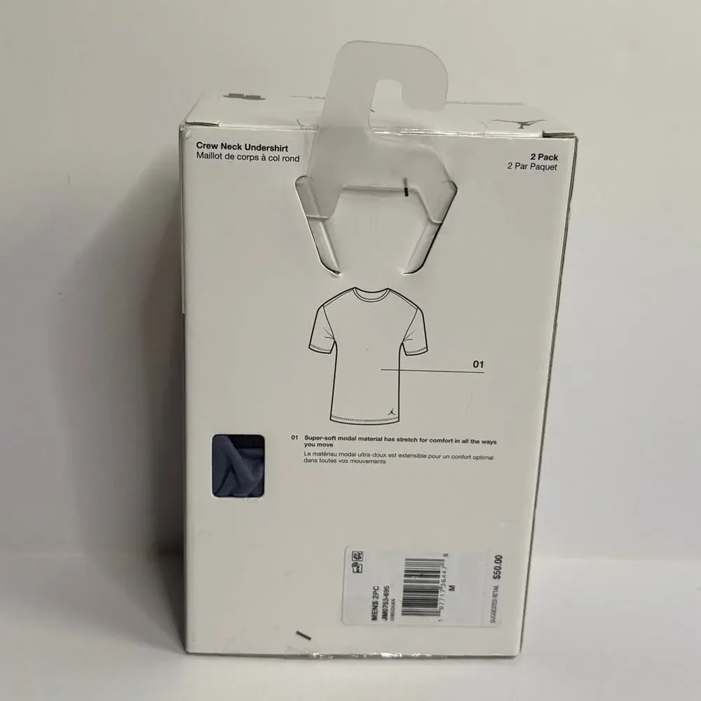 Jordan Flight Modal 2 Pack Crew Neck Shirts sz: MEDIUM NEW IN BOX